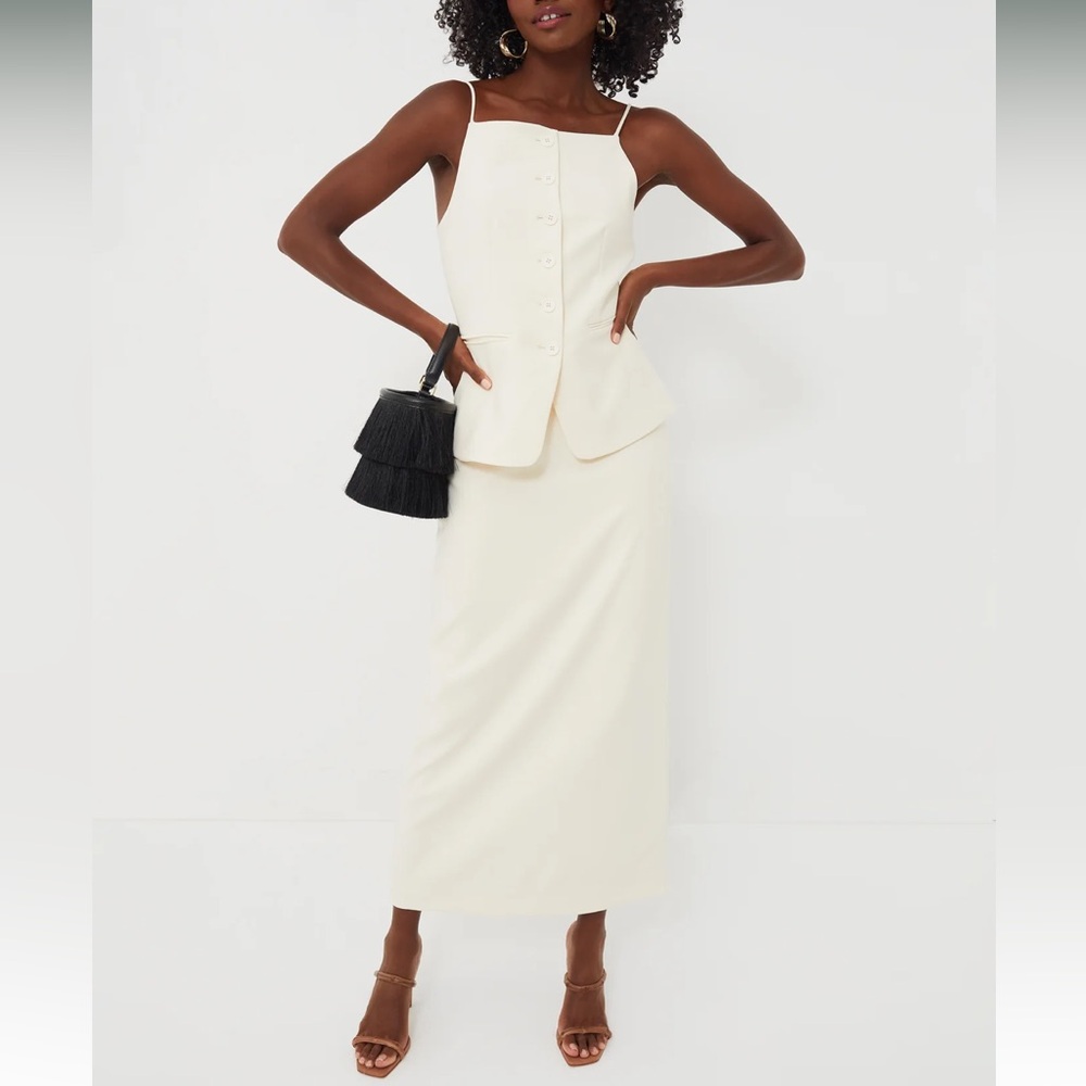 STAUD Ivory Smith Skirt Size 4 NEW - Picture 4 of 13